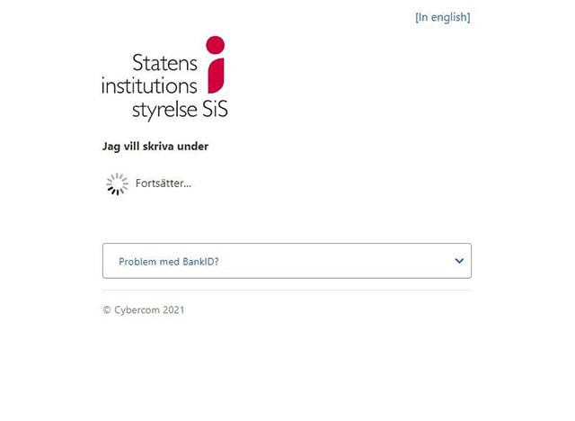 signera med BankID eller Mobilt BankID